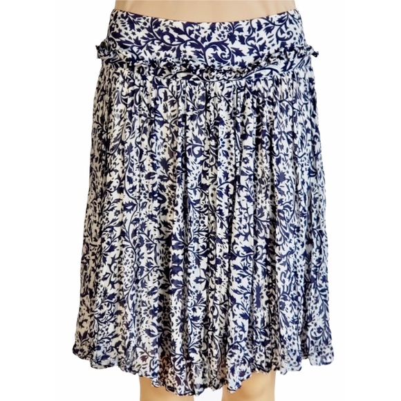NWT French Connection Floral Textured Skirt - Picture 11 of 11
